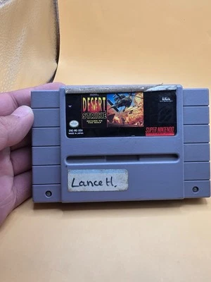 Desert Strike - Super Nintendo, SNES - Game Cartridge Tested Working - Image 1 of 4