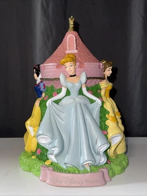 Walt Disney World Princess Cinderella Castle and 3 Other Princesses Piggy Bank - Image 1 of 4