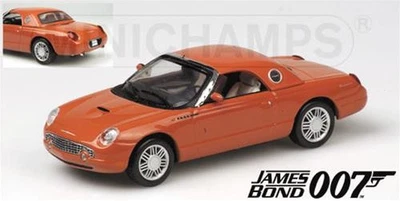 1:43 Minichamps Ford Thunderbird ? Bond Girl Jinx 1/43 400082130 Diecast Modelli - Immagine 1 di 2