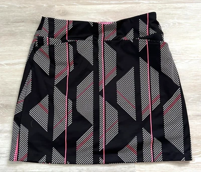 Pantalones Cortos Incorporados Tail Activewear XS Negro Blanco Rosa Estampado Geométrico 15" Foto 1 de 4