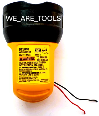 Dewalt DCL040 LED Replacement Head Only 20V 20 Volt Flashlight - Image 1 of 4