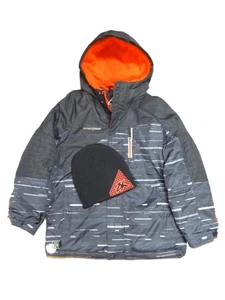 Boys Blue Bubble Puffer Ski Jacket Winter Snow Coat Medium (8) - Picture 1 of 2