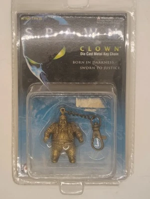 Spawn Die Cast Metal Key Chain The Clown McFarlane Placo Toys 1997 Vintage - Image 1 of 2