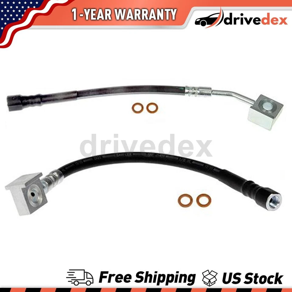 Par de mangueras Dorman - primera parada de línea de freno para Ford F650 2000 2001 2002 2003 Foto 1 de 4