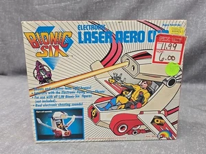 Bionic Six Electronic Laser Aero Chair Shoots Laser Beams 1986 Ljn Toys 3815 - Picture 1 of 11