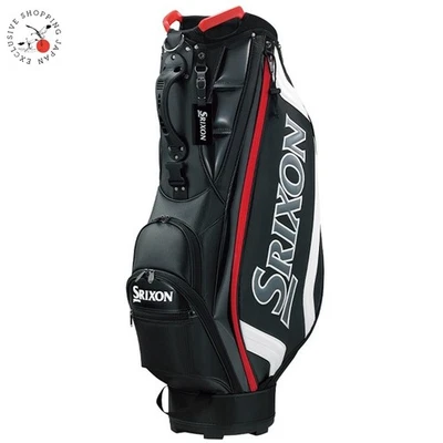 Dunlop Golf SRIXON Cart Bag 9.5inch Lightweight 3.0kg 4-way 2024 Men Black/White - Image 1 of 4