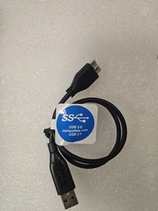 NEW USB 3.0 CABLE EXTERNAL HARD DRIVE SEAGATE WD WESTERN DIGITAL - Picture 1 of 6