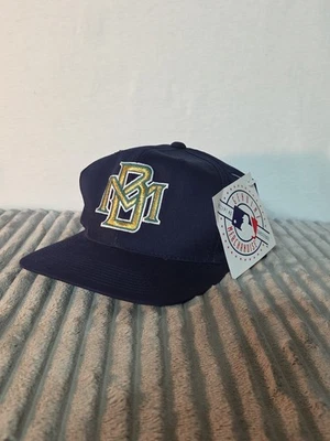 Nuevo De Colección Milwaukee Brewers MLB Béisbol Años 90 Brillo Logo Firmas Snapback Sombrero  Foto 1 de 4