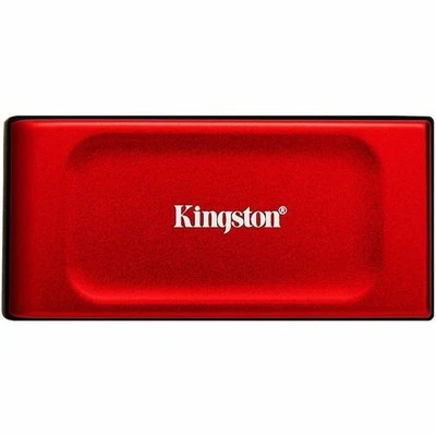 Kingston XS1000 1 TB Portable Solid State Drive - External - Red - Image 1 of 4