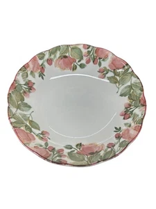 Nikko Precious Tableware Floral Salad Bowl 6.5" Porcelain Pink & Green Pattern - Picture 1 of 6