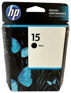 NIP HP 15 czarny wkład atramentowy uszczelniony WYGASŁ GRU 2013 - Zdjęcie 1 z 7