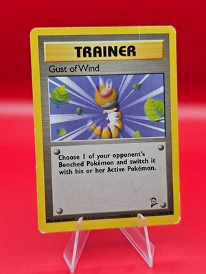 Trainer Gust Of Wind 120/130 Pokemon TCG Base Set 2 Unlimited Vintage HP - Image 1 of 2