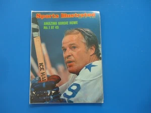Sports Illustrated March 11 1974 Gordie Howe Houston Aeros - Bild 1 von 1