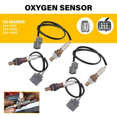 Juego de 4 sensores de oxígeno O2 mejores para Acura MDX RL 2003-2008 Honda Accord Odyssey D Foto 1 de 4
