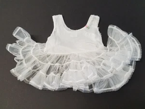 Ancienne I.C. Pull à volants blanc fille taille 18M avec rose rose 3452JR - Photo 1/6