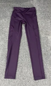 Leggings Rockwear para mujer talla 8 púrpura cintura alta bolsillo ajustado yoga damas - Imagen 1 de 15