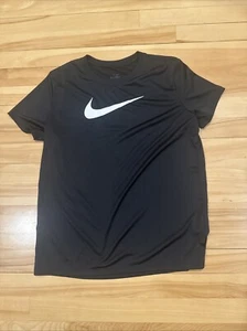 Nike Nike Logo T-Shirt Black Dry Fit Size S - Picture 1 of 3