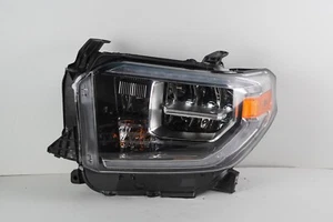 2018-2021 Toyota Tundra LH Driver Left LED Headlight Chrome Trim Aftermarket D1 - Picture 1 of 11