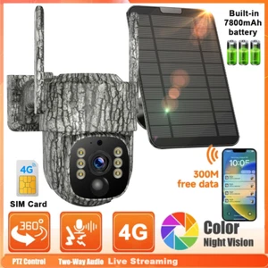 Campark Solar 4G LTE Cellular Trail Camera Wildlife Game Cam 360° PTZ Live View - Picture 1 of 10