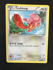 Lickitung Furious Fists Series 2014 Pokemon Card 78/111 - Picture 1 of 2