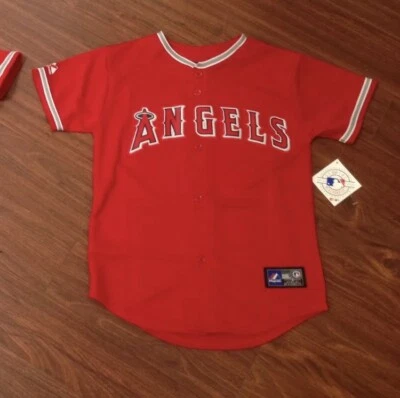 Los Angeles Angels Majestic Jersey Youth Small New With Tags - Image 1 of 4