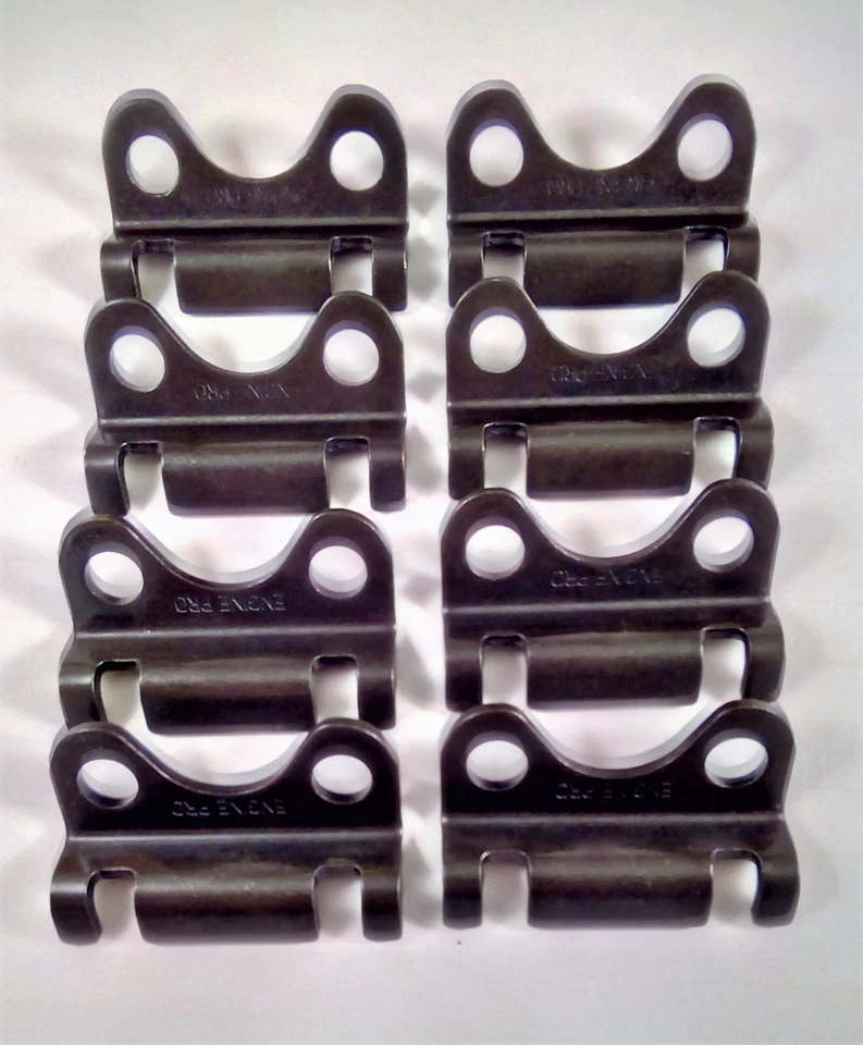  PEQUEÑO BLOQUE CHEVY 305.327.350.400 PLACAS GUÍA DE ACERO ELEVADAS 5/16" (8 EA) NUEVO Foto 1 de 1