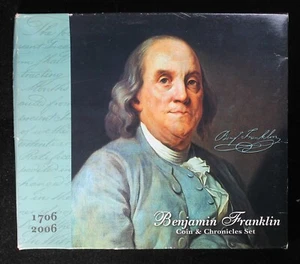 2006 Ben Franklin Coin & Chronicles Set MINT0822/RU - Imagen 1 de 4