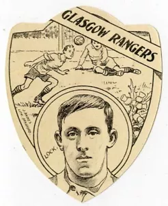 Antike Baines Football Karte, Glasgow Rangers, H.Lock um 1909 (Gc4438) - Bild 1 von 4