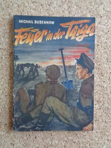 Feuer in der Taiga- Romanheft, DDR, Heft 18, Zur Abwehr Bereit, 1956 - Bild 1 von 4