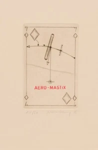 Johannes Vennekamp/Radierung/Skat/ec - escArt/handsigniert/1978/50 Exemplare/16 - Bild 1 von 2