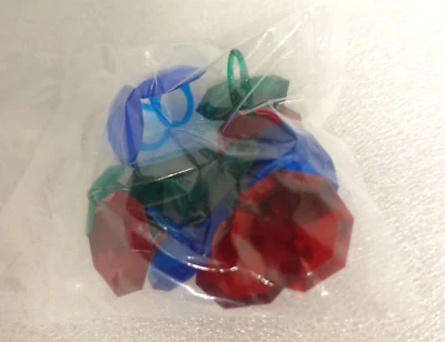 Anillos para cupcakes de piedras preciosas artesanales de panadería, 12 ct / rojo / azul / verde / NUEVO Foto 1 de 3