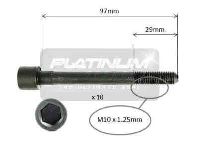 CYLINDER HEAD BOLT SET for NISSAN PULSAR N14 N15 1.6L GA16DE DOHC VVT - Image 1 of 2