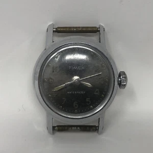 vintage timex waterproof chrome shock resistant For Repair/ Parts Untested As is - Picture 1 of 9