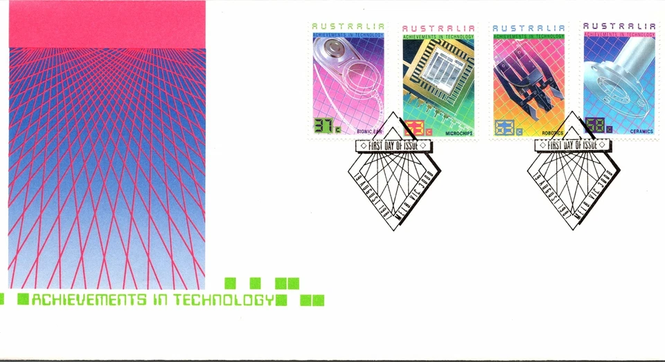 Australia 1987 FDC - Achievements in Technology - F13335 - Image 1 of 2