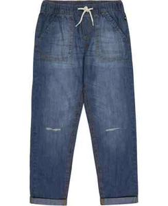 Lucky Brand Big Girls Drawstring Boyfriend Jeans - Bella Wash, Size L/G/G(12/14) - Picture 1 of 2
