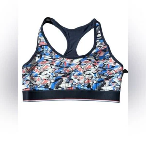 Fourlaps Circuit Sport BH Activewear Workout Bra Camo Blau Navy Gr. Medium - Bild 1 von 9
