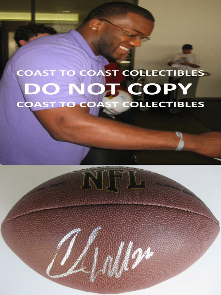 Prova de futebol autografada assinada por Chris Wells Beanie Wells Ohio State Cardinals - Imagem 1 de 2