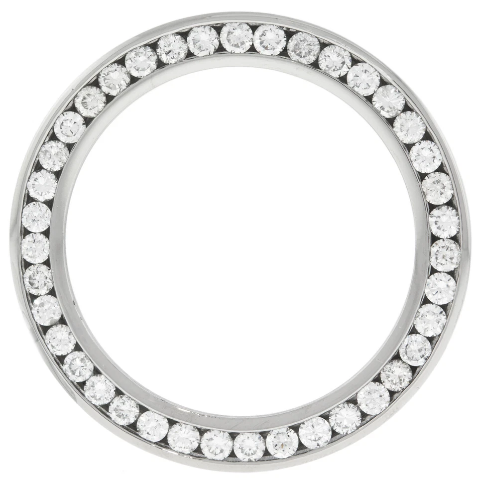 Custom 5.5Ct Diamond Bezel For Breitling Super Avenger A133710 Steel Men Watch - Image 1 of 4