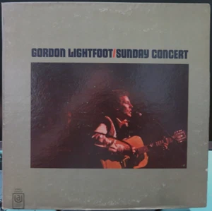 GORDON LIGHTFOOT ~ SUNDAY CONCERT ORIG 1969 UA RECS (UAS 6714) LP - Picture 1 of 5