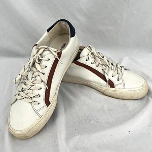Zapatillas bajas Madewell Sidewalk en cuero y gamuza zapatos informales 7,5 blancas - Imagen 1 de 12