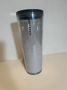 Starbucks Teacher Tumbler 2020 carta a tema matita Venti 24 oz SENZA PAGLIA - Foto 1 di 2