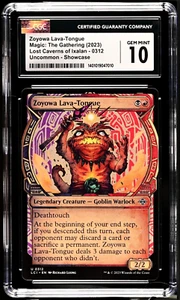MTG Magic the Gathering Lost Caverns of Ixalan Zoyowa Lava Tongue CGC 10 POP 1 - Picture 1 of 4