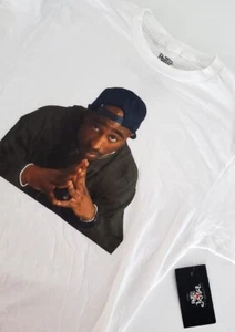 NEW Tupac Shakur Poetic Justice Color on White M MEDIUM T-Shirt Tee Short Sleeve - Picture 1 of 8