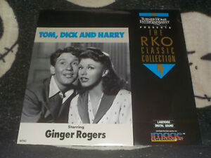 Tom, Dick et Harry NEUF SCELLÉ RKO disque laser classique LD Ginger Rogers livraison gratuite 30 $