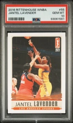 2016 Rittenhouse WNBA PSA 10 Jantel Lavender Los Angeles Sparks Ohio State  - Image 1 of 2