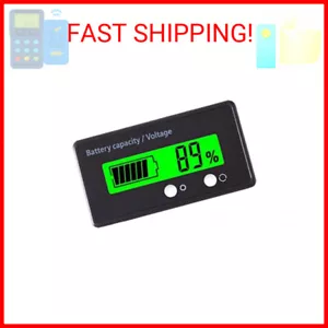 12V 24V 36V 48V Battery Capacity Indicator Golf Cart Voltage Meter with LCD Disp - Picture 1 of 2