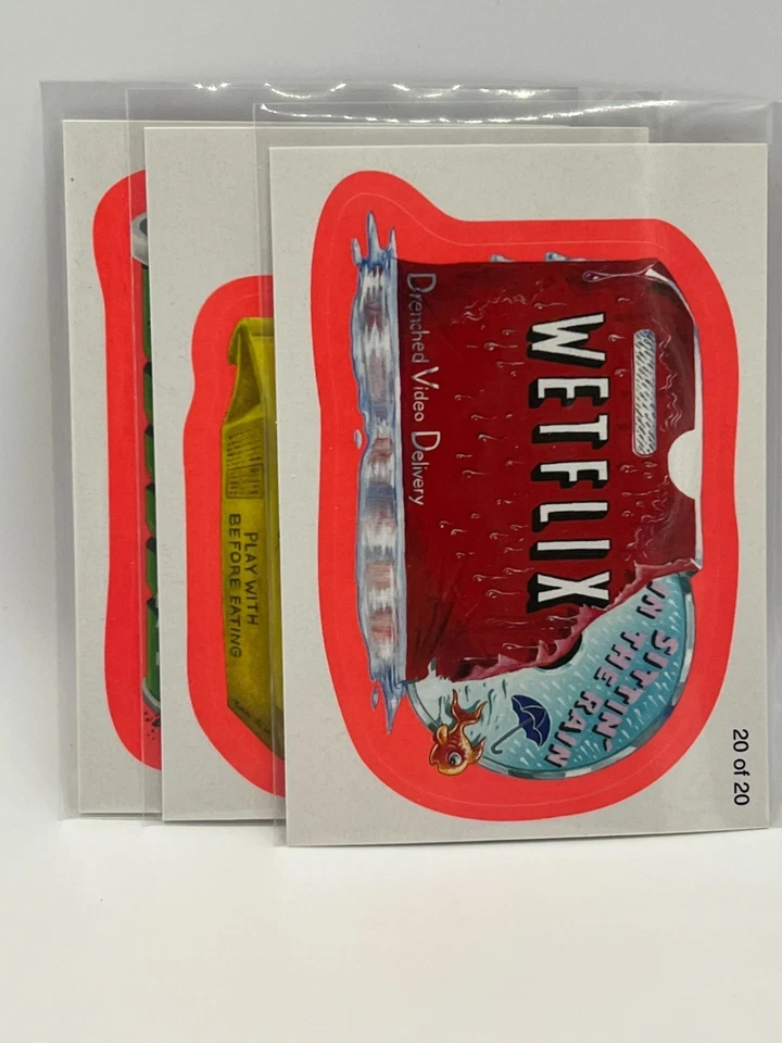 2010 Wacky Packages Series 7 Wack-O-Mercials Pink Border Mouse Mix #3 - Image 1 of 1