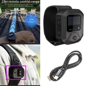 Correa de muñeca GPS Bluetooth Control remoto para cámara DJI Osmo Action 4/5 Pro - Imagen 1 de 14