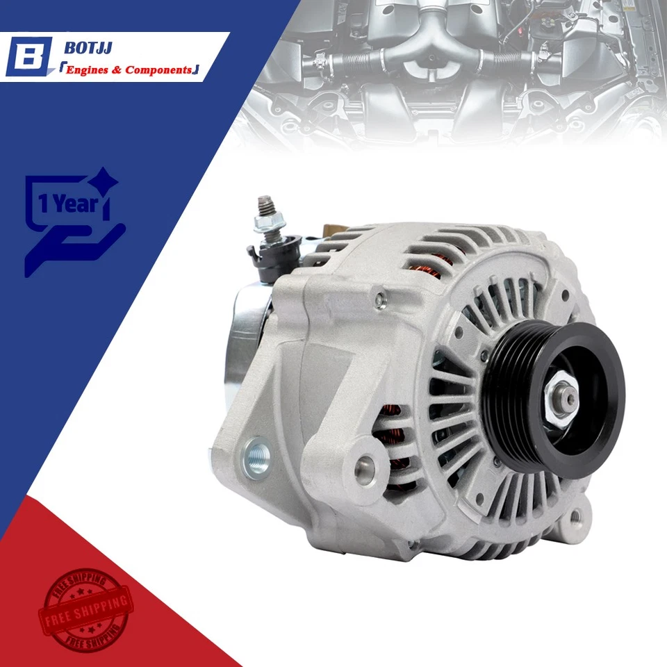 Alternador nuevo para Toyota Sienna 1998 1999 2000 2001 2002 2003 V6 3,0 L 100 amperios Foto 1 de 4