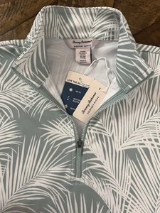 Tommy Bahama Everyday Active 1/4 Zip Golf Tennis Jacke Damen XS Green Palm 270 - Bild 1 von 6